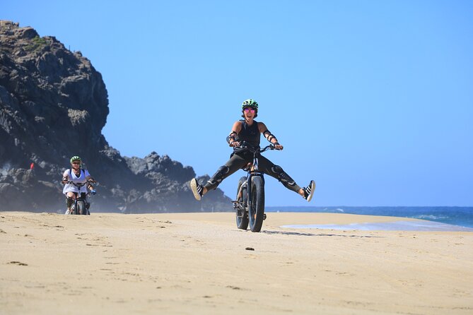 Electric Bike Beach Adventure with Tequila Tasting and Lunch - What the desert section feels like