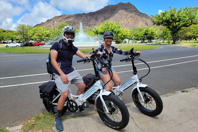 Electric Bike Ride & Diamond Head Hike Tour - Diamond Head State Monument and the one-hour climb