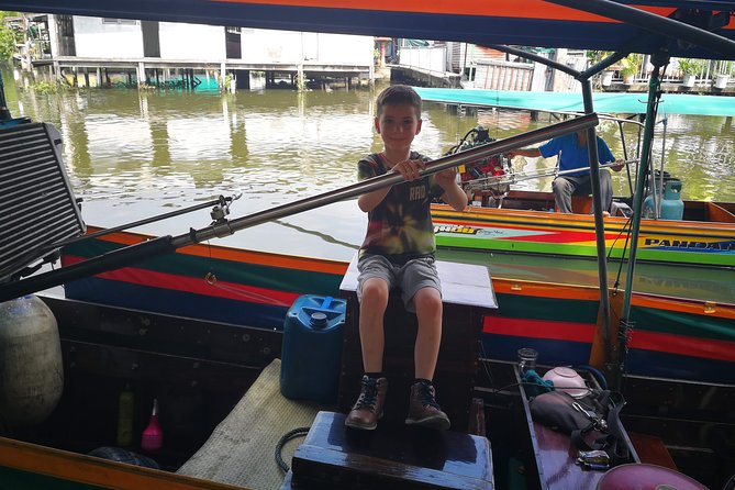 Explore Bangkok by Bike & Boat with Lunch - Baan Silapin, lunch, and a canal-side pause