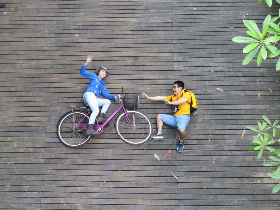 Explore Bangkok jungle by bike, kayak & boat - small group - Local farms, snacks, and the floating market