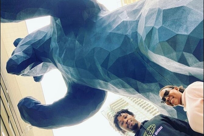 Explore Denver by E-bike Guided Tour - The Big Blue Bear makes a memorable photo stop