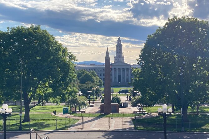 Explore Denver by E-bike Guided Tour - The Capitol explains the Mile High City