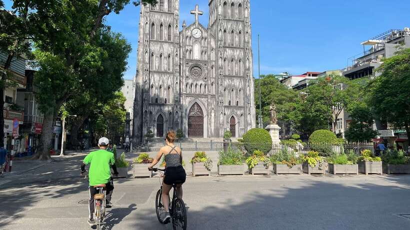 Explore Hanoi Old City By Cycling Tour With Small Groups - The Old Quarter, Hanoi Church, and Train Street