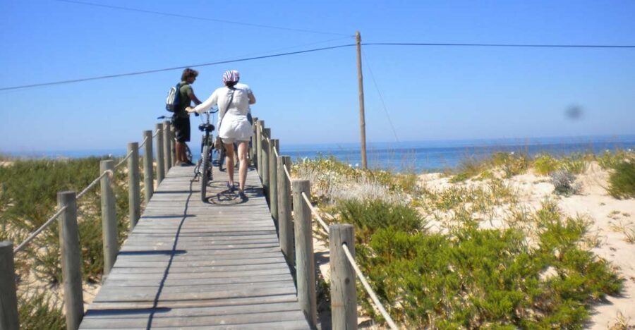 Faro Bike Tour through the Beautiful Ria Formosa - The Long Approach to Praia de Faro