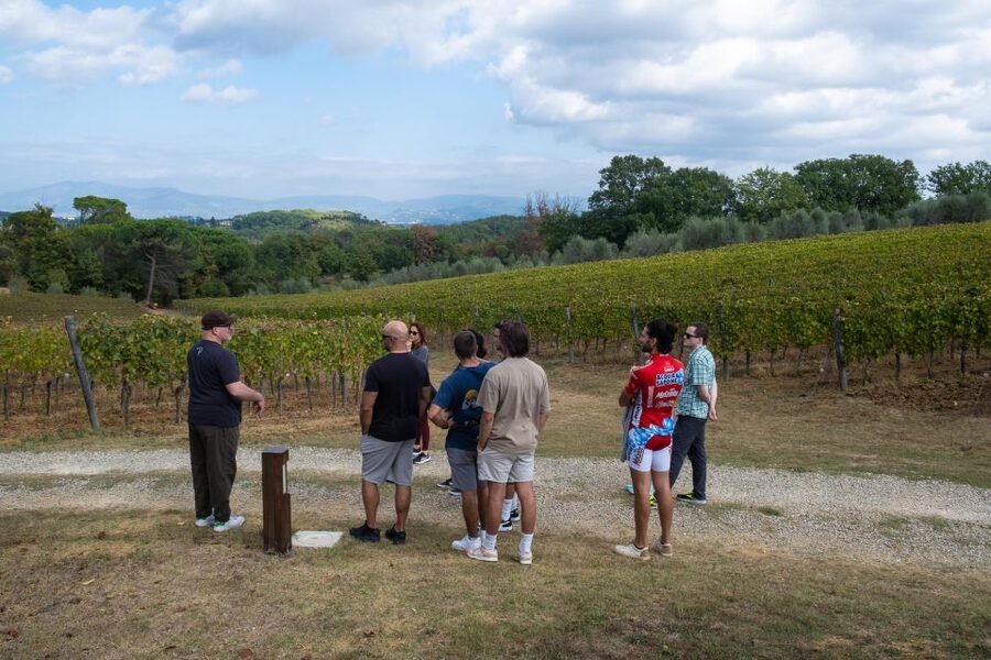Florence: Chianti E-Bike Tour with Tuscan Lunch & Winery - From Via del Campuccio into the Tuscan countryside