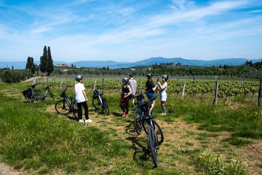 Florence: Chianti E-Bike Tour with Tuscan Lunch & Winery - A generous Tuscan lunch with wine and olive oil