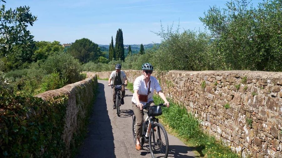 Florence: E-Bike Tour in Tuscany with Winery & Wine Tasting - The e-bike makes the hills possible, not effortless