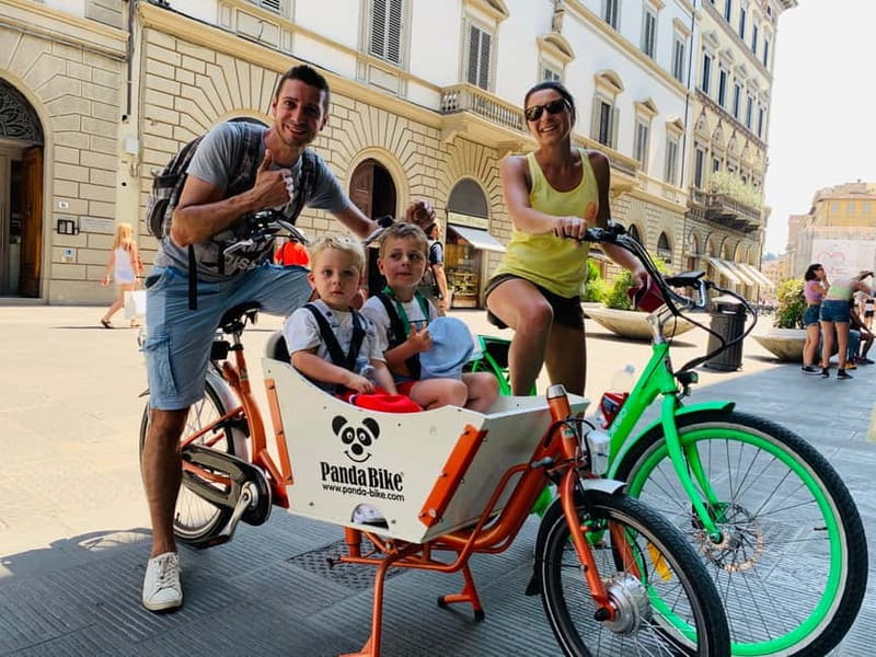 Florence: Guided E-Bike Tour to Piazzale Michelangelo - Riding back through Florence