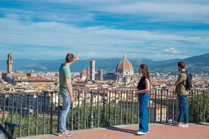 Florence Hills E-Bike Tour with Gelato Tasting - Piazzale Michelangelo: Florence from above