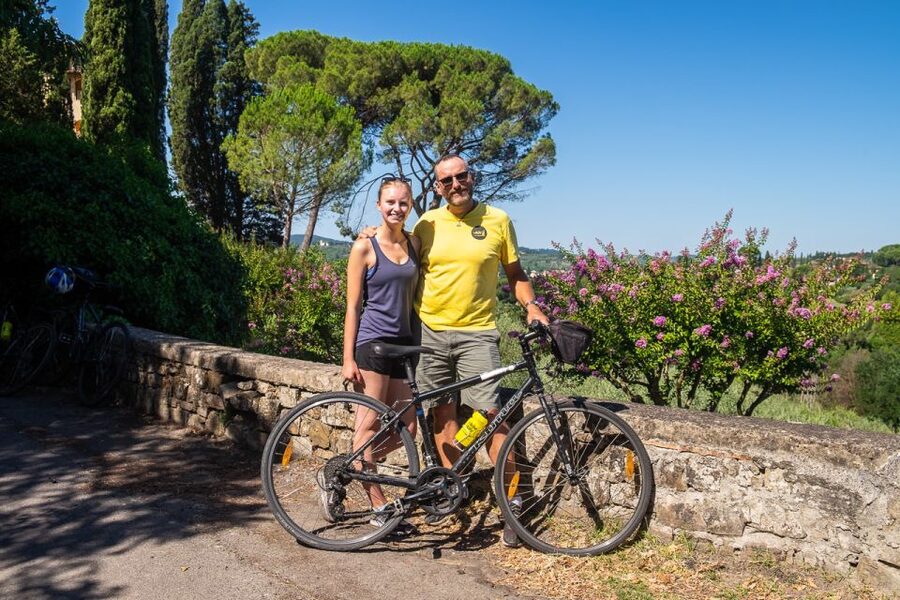 Florence: Tuscany Bike Tour with Wine & Olive Oil - San Miniato al Monte and the Best View of Florence