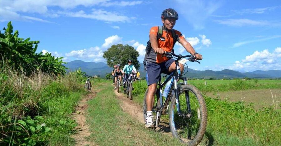 From Chiang Mai: Mae Taeng Valley and Waterfalls Cycle Tour - Two and a half hours through farms and villages
