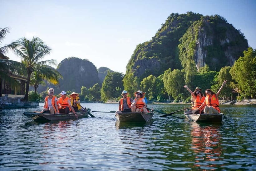 From Hanoi: Hoa Lu, Tam Coc, Mua Cave & Cycling in Ninh Binh - Cycling through rice fields and village roads