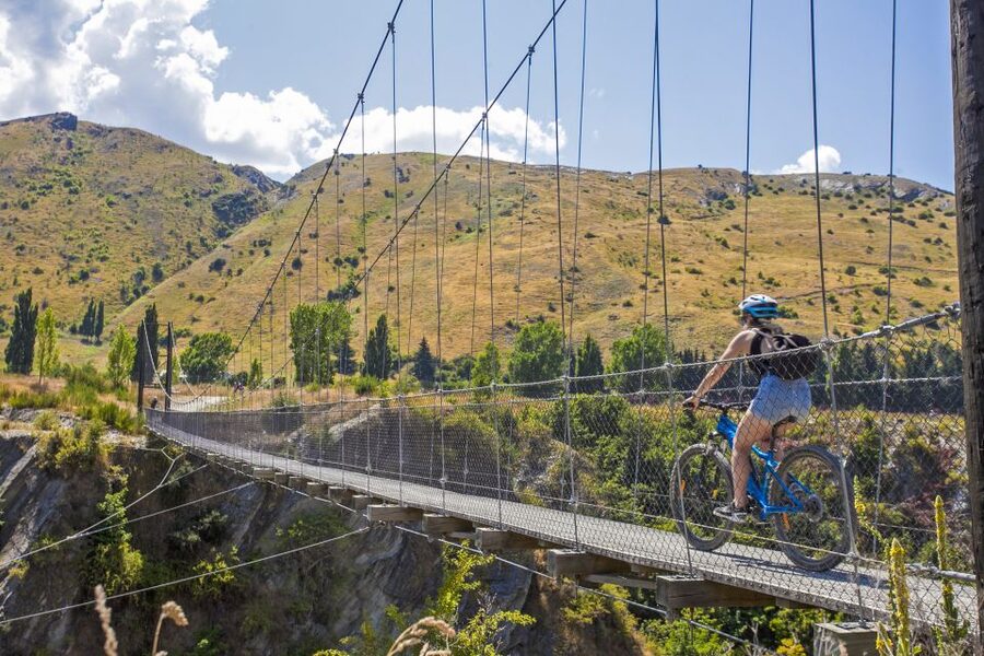 From Queenstown: 'Valley of the Vines' Wine and Bike Tour - The return to Queenstown by 5pm