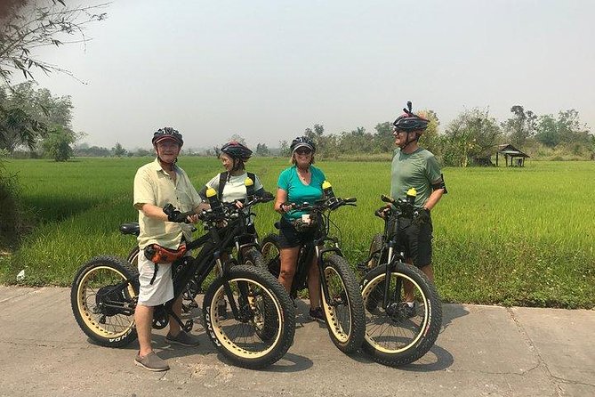 Full-day E-bike Countryside and Nam Phrae (flat-hilly, GUIDED) - Rice fields, orchards, and quiet paved roads