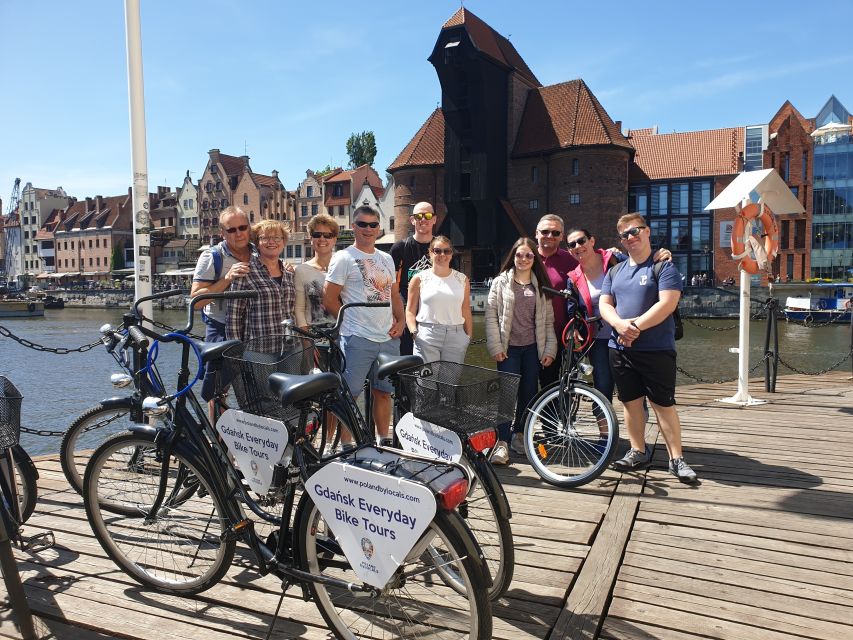Gdańsk: Highlights Bike Tour - The Motława waterfront and return through the center