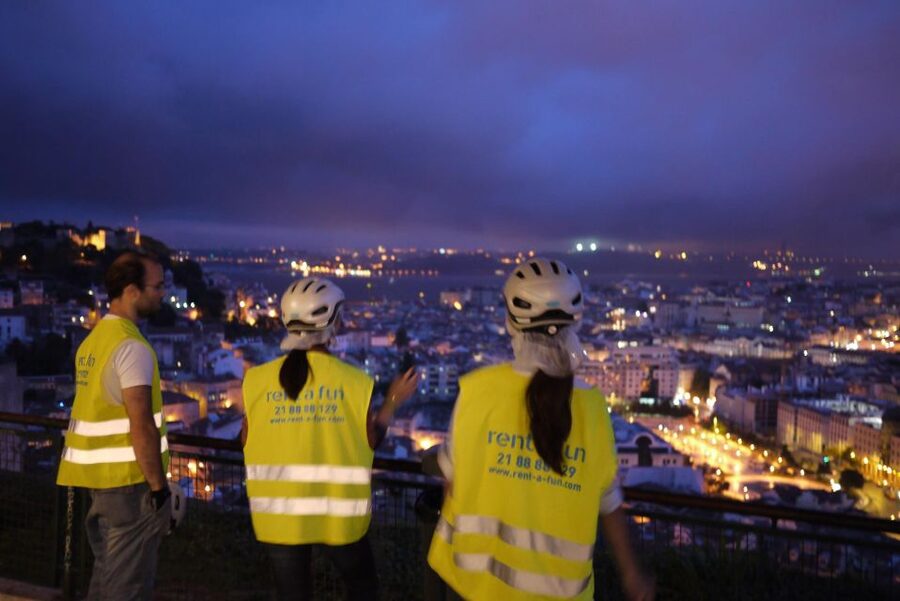 Go Lisbon by Night Electric Bike Tour - Senhora do Monte and the best panoramic moments