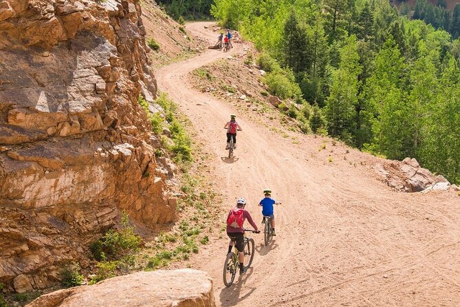 Gold Camp Road by E-Bike - Forest, tunnels, and rock formations along the route