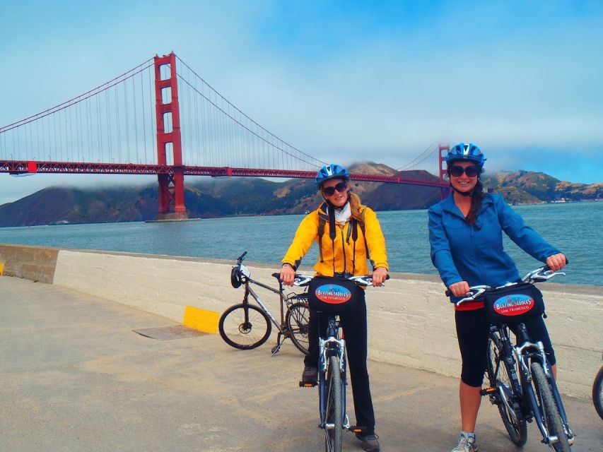 Golden Gate Bridge: Electric Bike Guided Tour to Sausalito - The climb to the Golden Gate Bridge