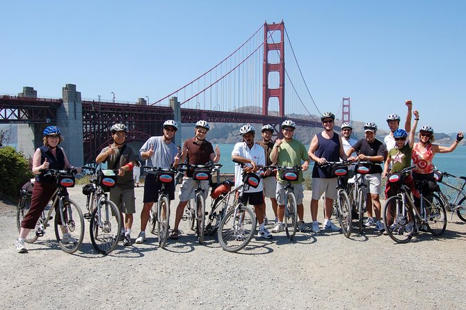 Golden Gate Bridge Guided Bicycle or E-Bike Tour from San Francisco to Sausalito - Palace of Fine Arts and Crissy Field
