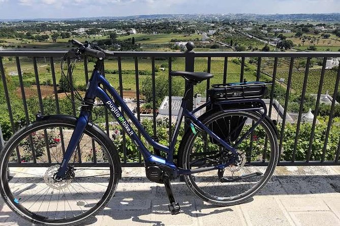 GPS tour with E-Bike on cycleroute of acqueduct Pugliese with wine tasting directly in vineyards - Who will enjoy this ride most