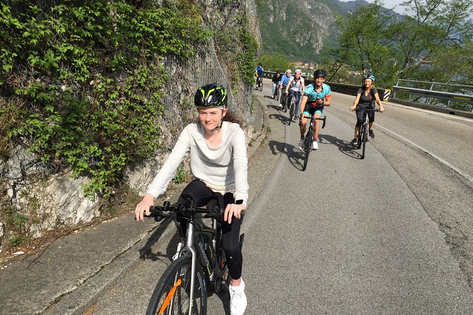 Group Bike Tour: Onno & Ghisallino (E-bikes and Road bikes) - Reaching Madonna del Ghisallo