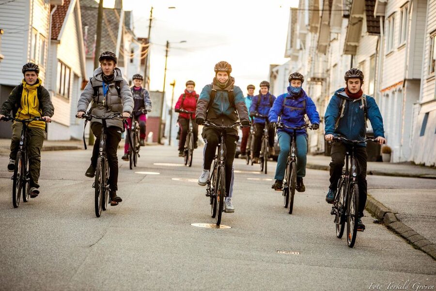 Guided E-Bike Tour in Haugesund: city, vikings, Rising Tides - Rådhusplassen and Haugesund’s civic face