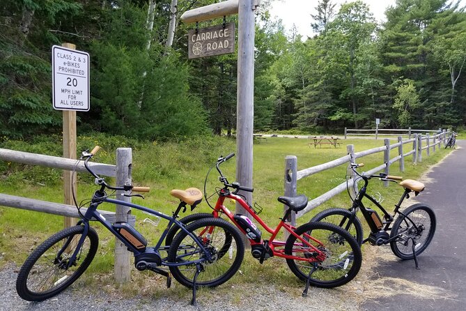 Guided Ebike Tour of Acadia National Park Carriage Roads - Eagle Lake to Jordan Pond and its stone bridges