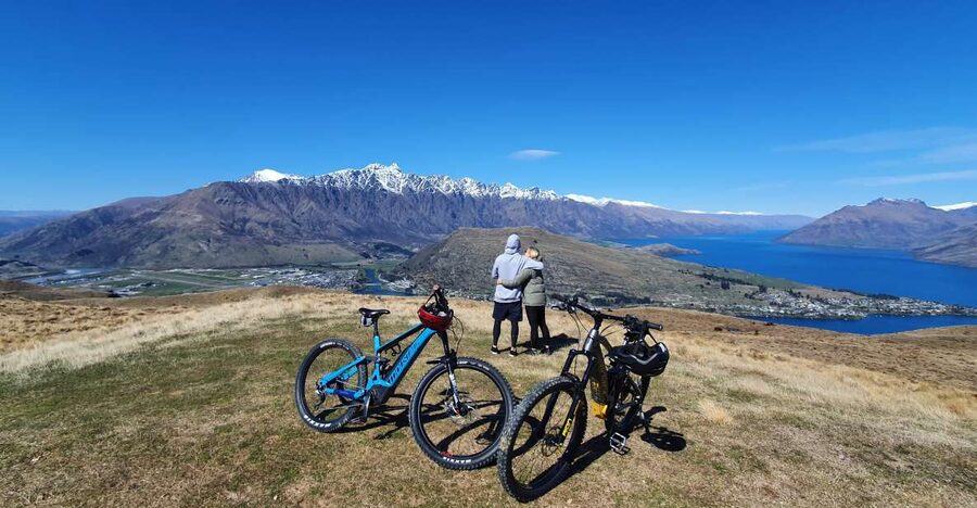 Guided Mountain E-bike Tour - Ride to the Sky - Reaching Grant Peak and the 360-degree reward