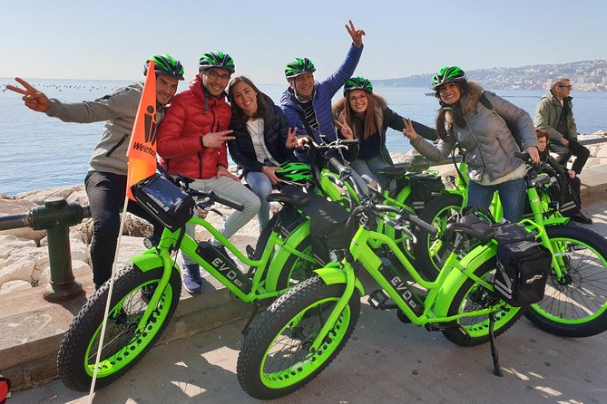 Guided tour of Naples by FAT electric bike - Castel dell’Ovo: a quick picture with a famous backdrop