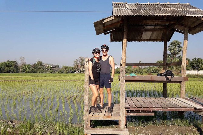 Half-day E-bike Countryside and rice paddies (flat land, GUIDED) - Morning lunch and afternoon snacks