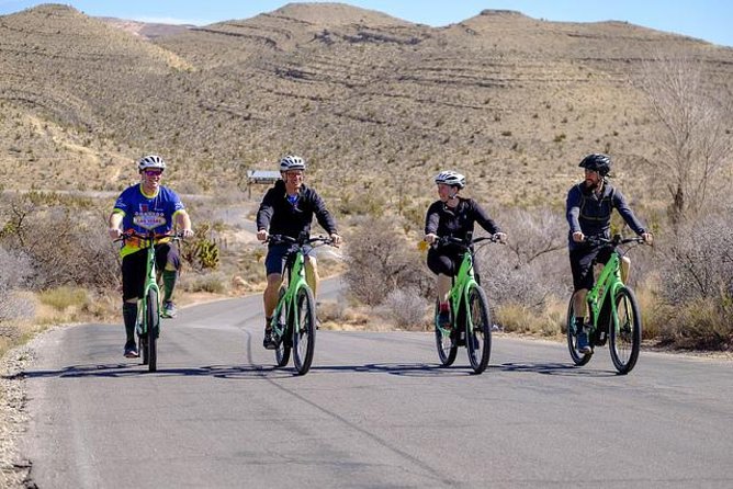Half-Day Electric Bike Tour of Red Rock Canyon - Following the red sandstone cliffs