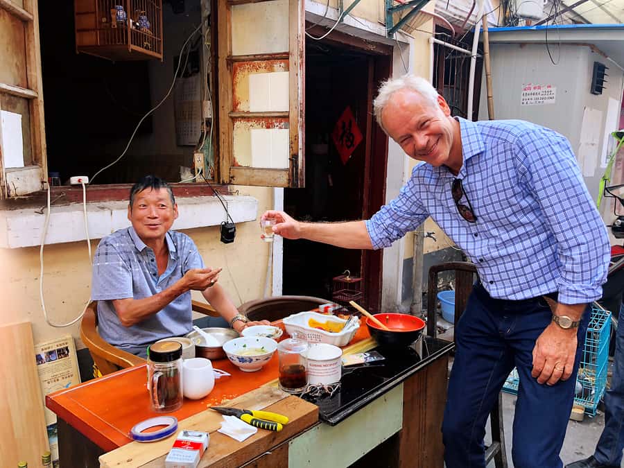 Half-Day Old Shanghai Small Group Bike Tour (Day & Night) - First pedal strokes through the former French Concession
