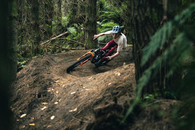 Half-Day Self-Guided Mountain Bike Journey through Whakarewarewa Redwood Forest - Getting fitted with a bike and helmet