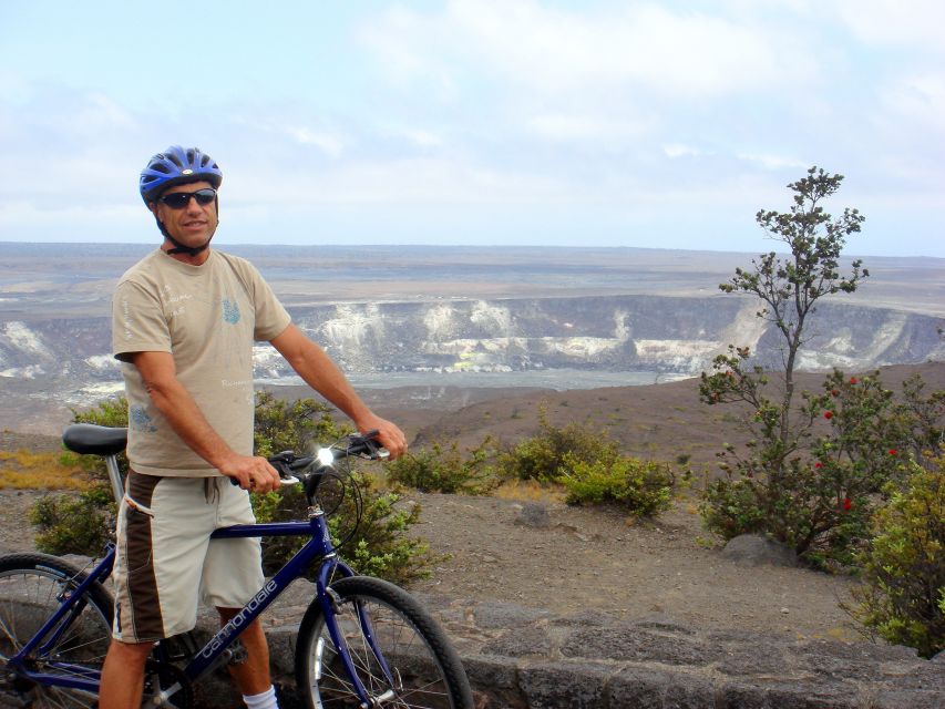Hawaii: Volcanoes National Park E-Bike Rental and GPS Audio - Kilauea Overlook and the possible lava view