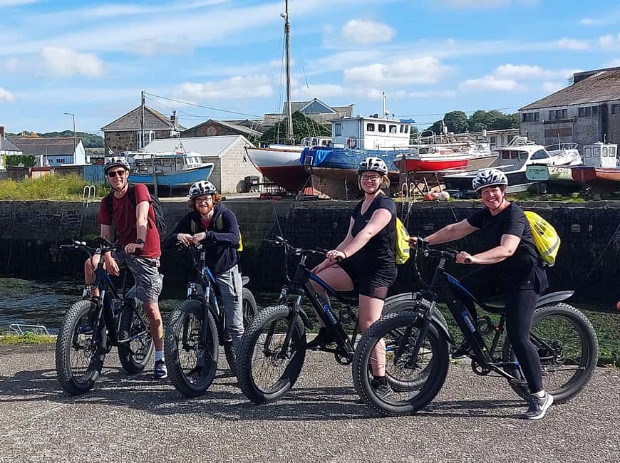 Hayle: 4-Hours Fat-Tyre E-Bike Hire - Coastal views, country paths, and the chance of seals