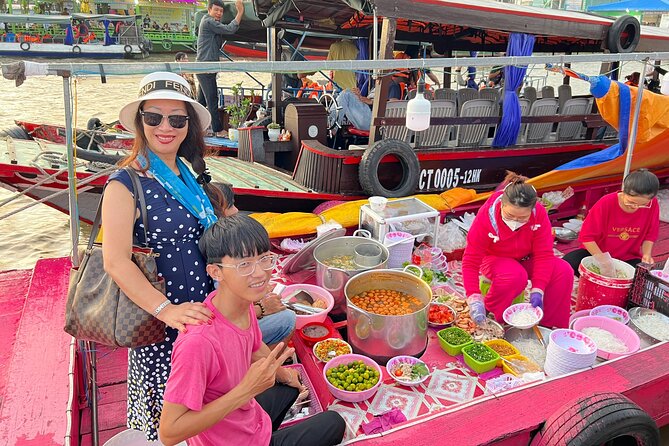 HCM: 2-Day Mekong Delta Floating Market with Cooking & Bike Ride - Vinh Trang Pagoda brings a cultural opening