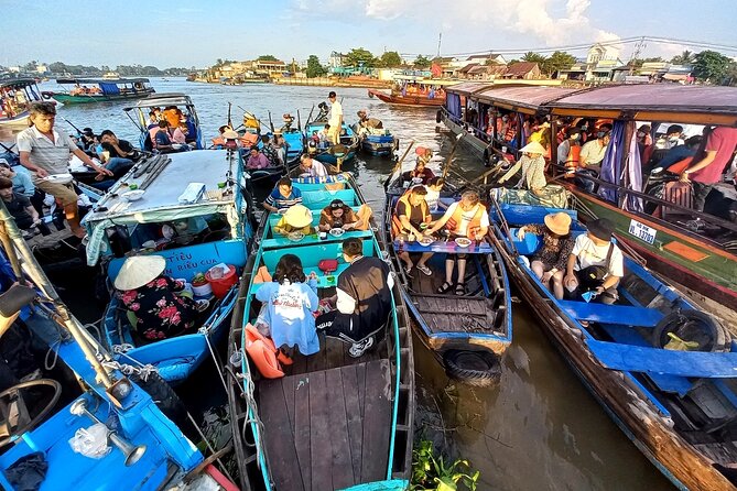 HCM: 2-Day Mekong Delta Floating Market with Cooking & Bike Ride - Making Banh Xeo or Banh Khot