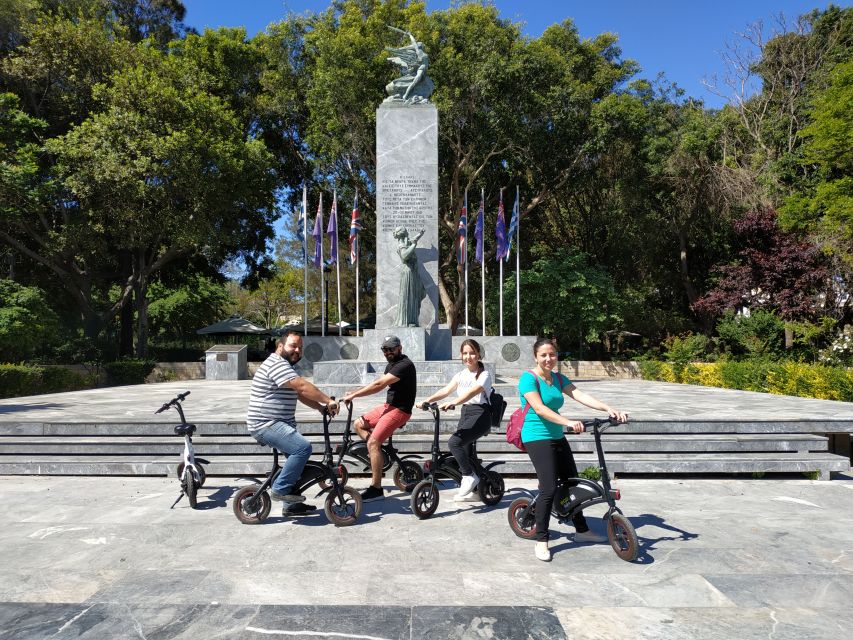 Heraklion: Ecobike Tour with Wine Tasting - Morosini Lions Fountain and the heart of the city