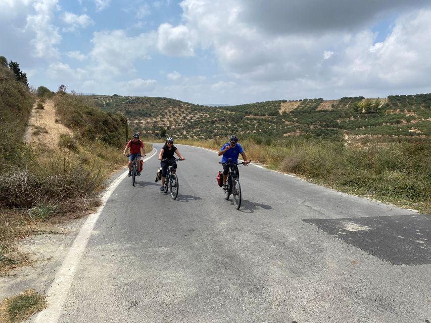 Heraklion: Wine Tasting E-Bike Tour - Four Wines with Cretan Cheese and Olives