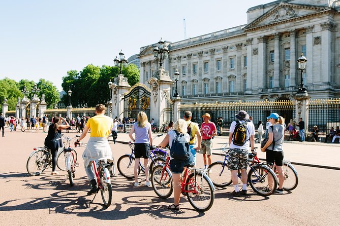 Highlights of Royal London Bike Tour including Hyde Park - Trafalgar Square, Nelson’s Column, and the National Portrait Gallery
