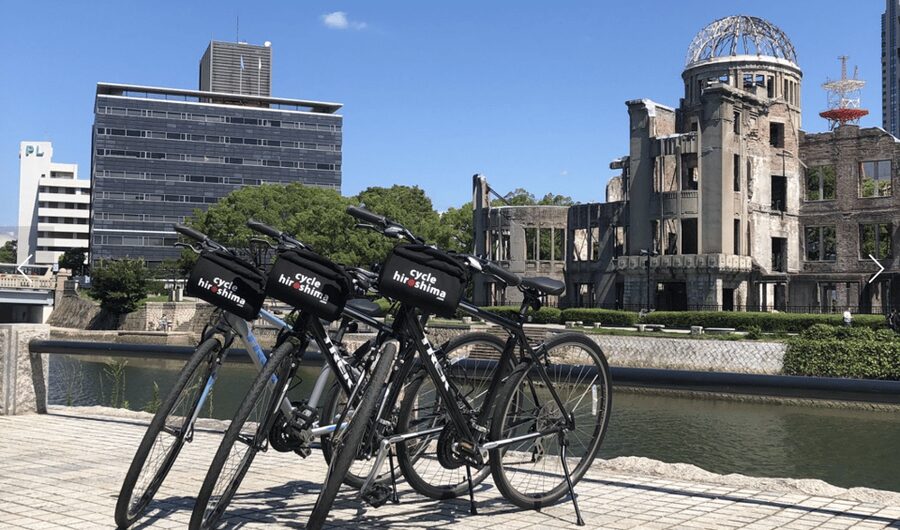 Hiroshima: City and Miyajima Bike and Boat Tour - Train and ferry to Miyajima