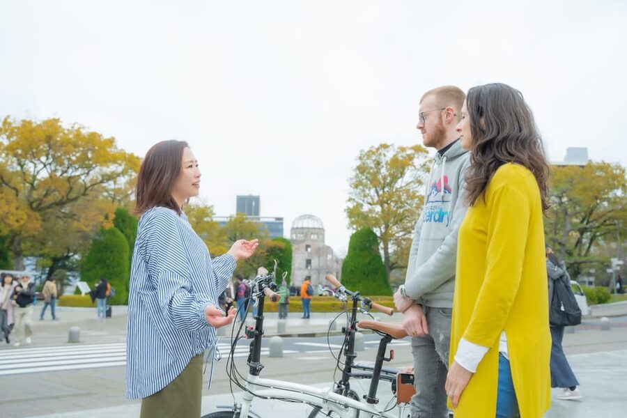 Hiroshima: Peace Cycling Tour with Local Guide - Beyond the park: hospitals, bridges, and surviving trees