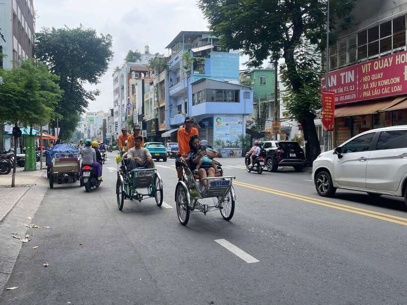 Ho Chi Minh City Sightseeing Panoramic Cycling Tour By Cyclo - The Burning Monk Monument and the weapons bunker