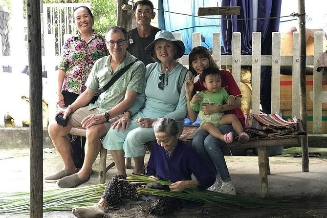 HOI AN Biking River Islands, Villages, Local Crafts PRIVATE TOUR - Weaving bed mats in Duy Vinh