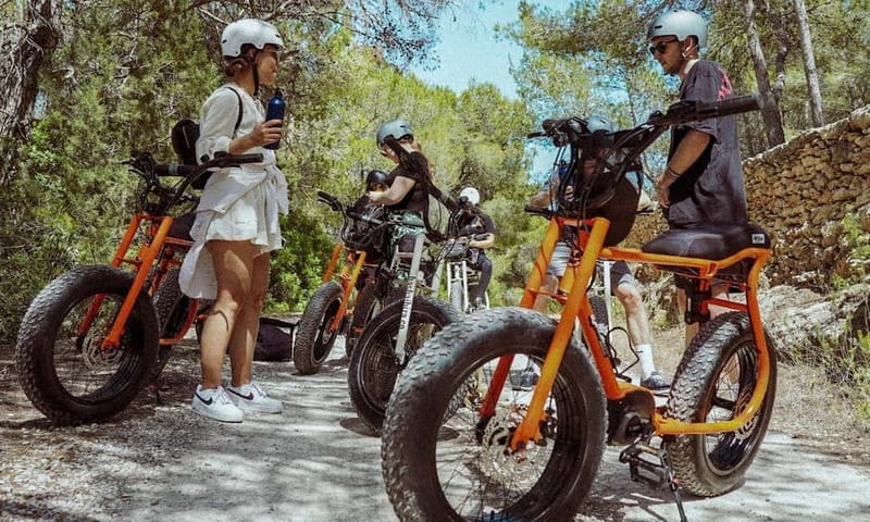 Ibiza: E-Bike self-guided rental adventure - Returning Through Santa Eulalia and the River