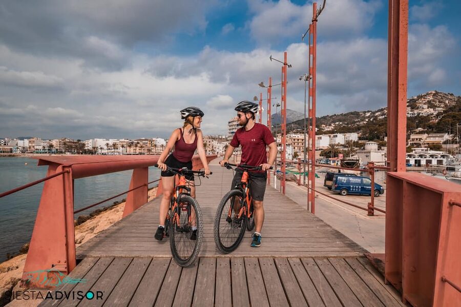 Jávea: Electric Bike Adventure to Local Coastal Treasures - Creu del Portixol offers the first big pause