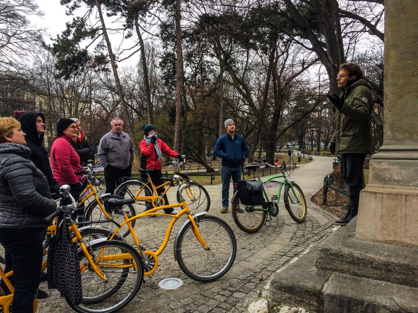 Krakow: Highlights of Krakow Bike Tour - Small Group - Starting under Adam Mickiewicz in the Main Market Square
