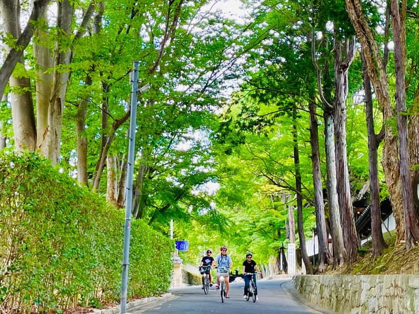 Kyoto: Fushimi Inari Shrine and Tofukuji Temple E-Bike Tour - Riding through Gion and everyday Kyoto