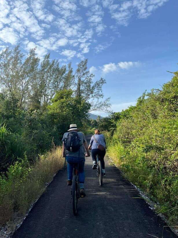 Langkawi: Countryside Bike Tour, Waterfall Swim & Dessert - Leaving JungleWalla for rural Langkawi
