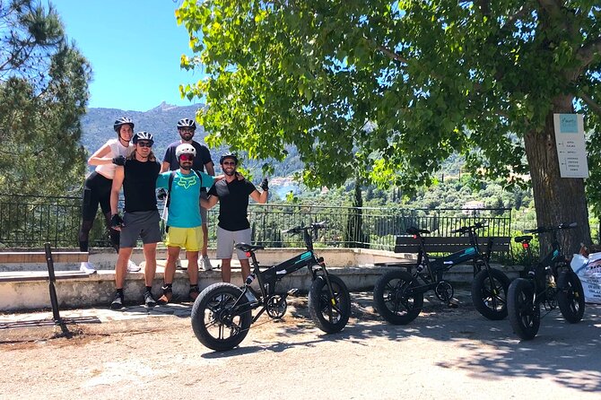 Lefkada: Mountain Gems Electric Fat Bicycle Tour & Tasting - Platistoma and the road toward Alexandros